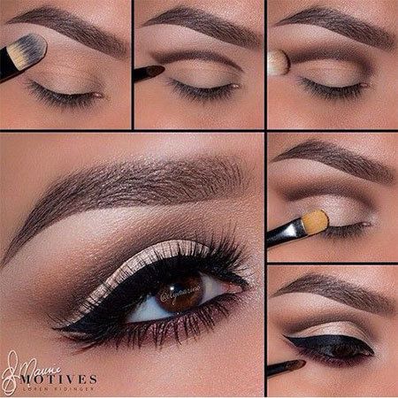 . Eyeshadow Tutorial Natural, Make Up Mata, Hooded Eye Makeup Tutorial, Maquillage Yeux Cut Crease, Permanente Make-up, Best Natural Makeup, Makeup Tip, 2019 Makeup, Natural Makeup Tutorial