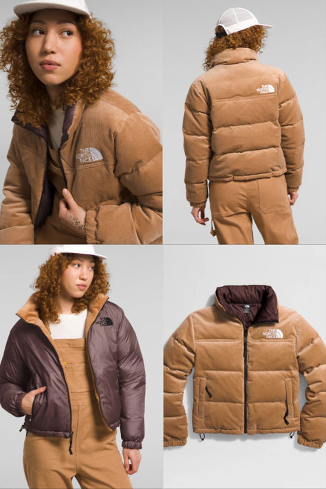 Flip it & reverse it with the Reversible Nuptse Jacket. The iconic North Face puffer jacket that lets you choose between winter warm or water-resistant. Puffer Jacket The North Face, Nyc Winter Jacket, Nuptse Jacket Outfit, 1996 Retro Nuptse Jacket, Retro Nuptse Jacket, North Face Puffer Jacket, Nuptse Jacket, Ripstop Fabric, Cold Weather Fashion