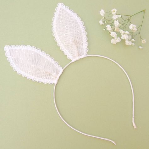 Fancy Dress Ideas, Easter Bunny Ears, Fancy Dress For Kids, Rabbit Ears, Bunny Ears, Dressing Up, Diy Hair Accessories, Bunny Ear, Harpers Bazaar