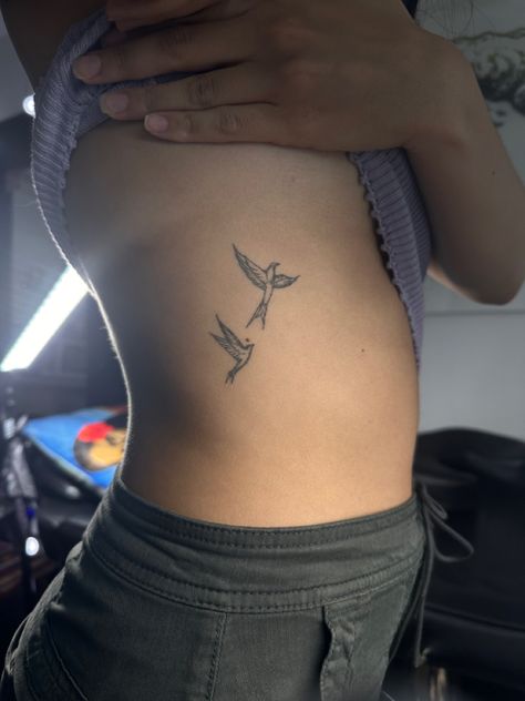 Hummingbird And Tree Tattoo, 2 Cardinals Tattoo, 2 Bird Tattoo, Cardinal Flying Tattoo, Two Cardinals Tattoo, Minimalist Cardinal Tattoo, Bird Tattoo Placement, Flying Cardinal Tattoo, Cardinal Tattoos For Women