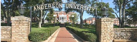 Anderson University, Doctorate Degree, Future Life, Colleges And Universities, Apartment Living, The South, South Carolina, Places Ive Been, Pergola