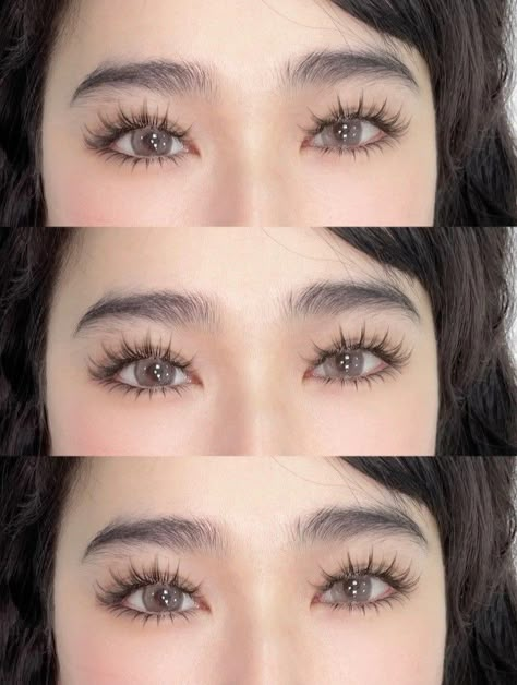 Natural Fake Eyelashes, Bentuk Alis, Lash Extensions Makeup, Doll Eye Makeup, Swag Makeup, Ethereal Makeup, Makeup Eye Looks, Asian Eyes, Asian Eye Makeup