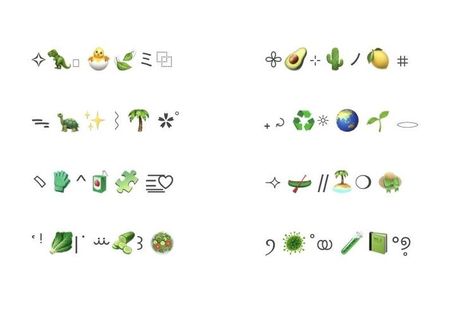 Green Emoji Combos, Green Emoji Combinations, Combo Emoji, Real Confidence, Green Emoji, Cute Emoji Combinations, Emoji Combos, Cute Text, Cute Text Symbols