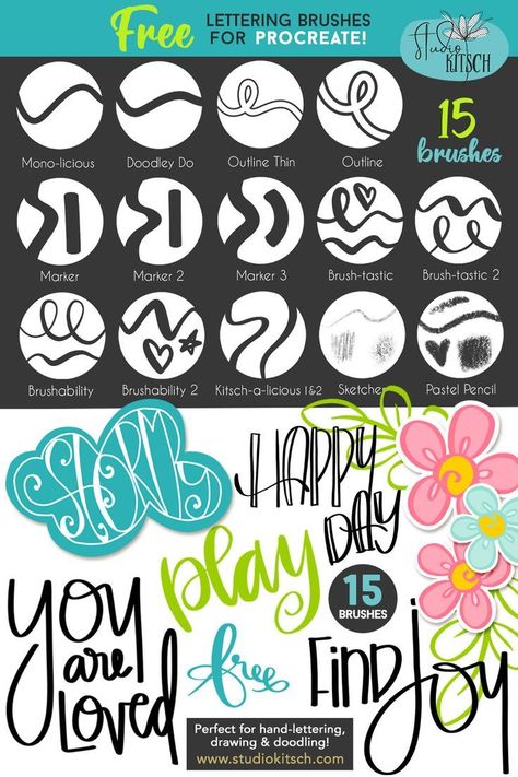 ✅ Click Link! ⬆️ Download our FREE Procreate lettering & drawing brushes! Perfect for creating stunning lettering, illustrations, and more. . #Lettering_Outline #Fun_Hand_Lettering #Pencil_For_Sketching #Procreate_Classes Favorite Procreate Brushes, Procreate Freebies, Lettering Outline, Pencil For Sketching, Procreate Classes, Procreate Doodles, Procreate Lettering Brushes, Procreate App Tutorial, Lettering Drawing