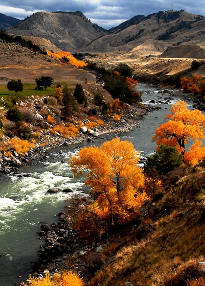 Chan1 Fall Scenery, Yellowstone River, Big Sky Country, Image Nature, Landscape Photography Nature, Autumn Scenery, Jolie Photo, Yellowstone National Park, Photography Nature