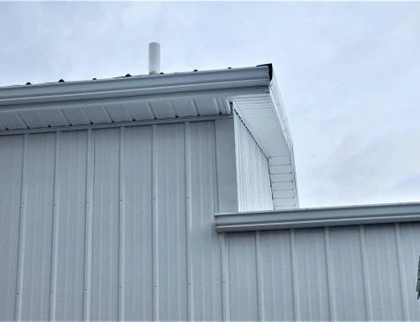 How to Paint Metal Buildings and Pole Barns the Right Way Painting Metal Buildings, Painting Steel Siding, Painting Metal Siding, Painting Aluminum Siding, How To Paint Metal, Diy Pole Barn, Metal Pole Barns, Metal Garage Buildings, Steel Siding