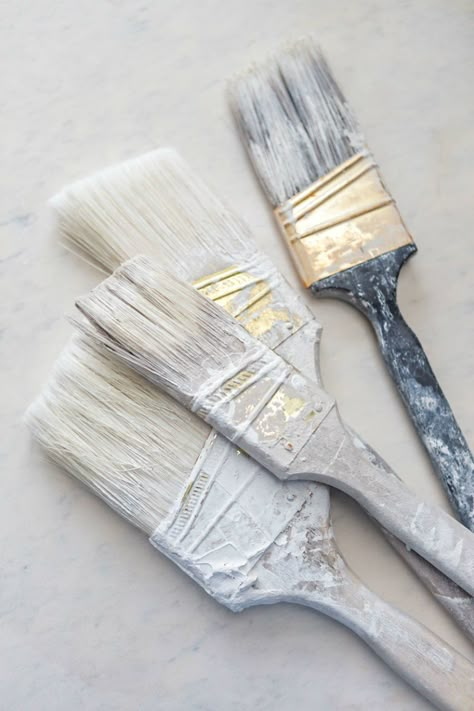 After your next DIY project, follow these simple steps for how to clean paintbrushes to remove all paint and preserve its bristles for the next use. Paint Moodboard, Clean Paint Brushes, Paint Removal, White Round Tables, Paint Rollers, Cleaning Paint Brushes, Metal Sink, Bob Vila, Paint Brush Art