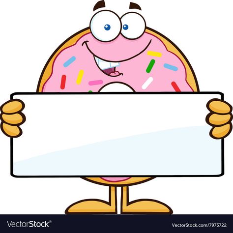 Free Preschool Printables Alphabet, Phonics Wall, Donut Images, Donut Drawing, Donut Cartoon, Presentation Ideas For School, Donut Vector, Holding A Sign, Class Displays