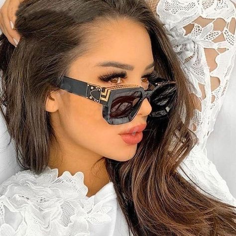 Designer Sunglasses, Hip Hop Sunglasses, Fashion Sunglasses, Unisex Sunglasses, Rectangular Sunglasses, Unisex Sunglasses, LV Sunglasses Retro Sunglasses Women, Luxury Eyeglasses, Vintage Hip Hop, Fashion Eye Glasses, Black Luxury, Mens Eyewear, Sunglass Lenses, Retro Sunglasses, Unisex Sunglasses