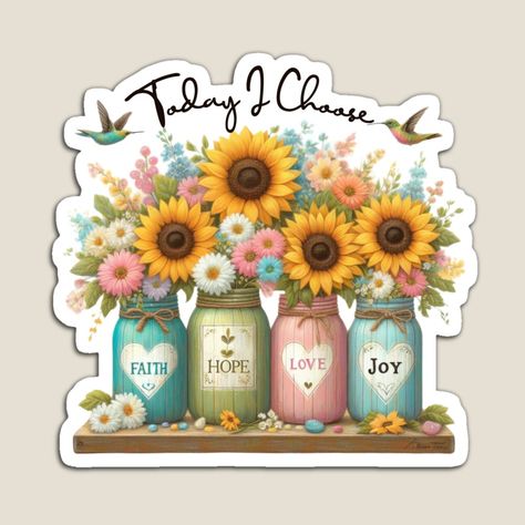 Get my art printed on awesome products. Support me at Redbubble #RBandME: https://www.redbubble.com/i/magnet/Today-I-choose-faith-by-fribabywonder/160391774.TBCTK?asc=u Bible Stickers, Today I Choose Joy, I Choose Joy, Choose Joy, Faith Hope Love, Hope Love, I Choose, Be Better, Faith Hope