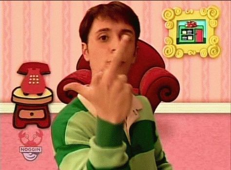 Steve From Blues Clues, Blues Clues Pfp, Blues Clues Aesthetic, Aesthetic Pfp Preppy, Blue From Blues Clues, Blues Clues Steve, Girl Pfp Aesthetic, Steve Blues Clues, Funny Pictures With Words