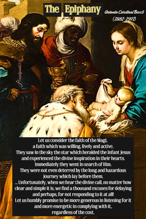 Thought for the Day – 6 January – The Epiphany – AnaStpaul Prayers For Epiphany, Epiphany Quotes, Epiphany Of The Lord, Prayer For Prosperity, Saint Feast Days, The Epiphany, Bible Prints, Infant Jesus, Stoicism Quotes