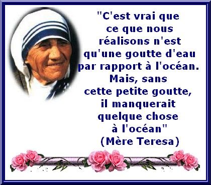 #Moeder #Theresa #Mother #Theresa #Mère #Teresa Mots Forts, French Quote, Mother Teresa Quotes, Strong Words, Words Matter, French Quotes, French Words, Mother Teresa, Nelson Mandela