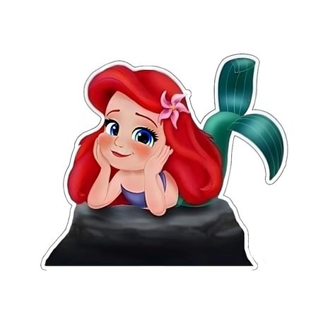 Cake topper printable Ariel Bebe, Ariel Cake Toppers, Little Mermaid Cake Topper, Little Mermaid Cake, Ariel Cake, Cake Topper Printable, Little Mermaid Cakes, Mermaid Cake Topper, Birthday Cake Topper Printable