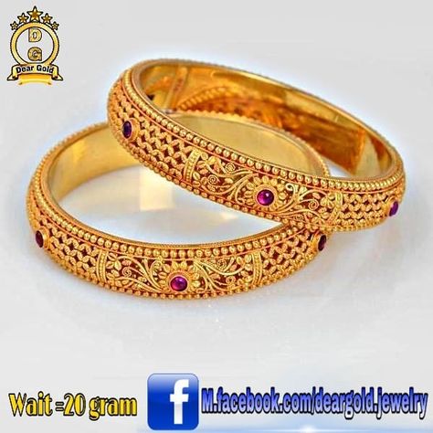 New Bengals From Dear Gold To buy Contact or WhatsApp 918837364186 Follow us on {Facebook} &{Twitter} Facebook  M.Facebook.com/DearGold.Jewelry Twitter  M.Twitter.com/DearGoldJewelry Gold Bangles Indian, Gold Bangles For Women, Gold Bangle Set, Gold Necklace Indian Bridal Jewelry, Gold Pendant Jewelry, Wedding Jewellery Collection, Jewelry Bracelets Gold, Antique Gold Jewelry, Gold Bride Jewelry