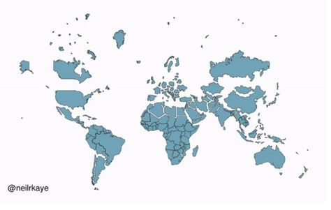 Earth Map, Map Pictures, Scandinavian Countries, Earth Surface, Projection Mapping, Data Scientist, Countries Around The World, North Africa, Data Visualization