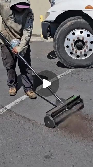 BYOT Brent on Instagram: "Innovative Mechanical Push Broom! #toolsofthetrade #cleanup #sweeping #tradeshow #construction" Push Broom, Urban Planning, Trade Show, Clean Up, Tools, On Instagram, Instagram