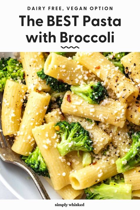 Cooking Broccoli, Dairy Free Pasta Recipes, Pasta With Broccoli, Broccoli Pasta Recipe, Chicken Pasta Dishes, How To Cook Broccoli, Dairy Free Pasta, Best Pasta, Pasta Sides