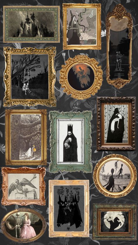 #wallpaper #collage #art #artcollage #framed #frame #frames #painting #horror #haunted #halloween Frames Painting, Painting Horror, Horror Painting, Haunted Halloween, Painting Frame, Wallpaper Collage, Create Collage, Creative Play, Painting Frames