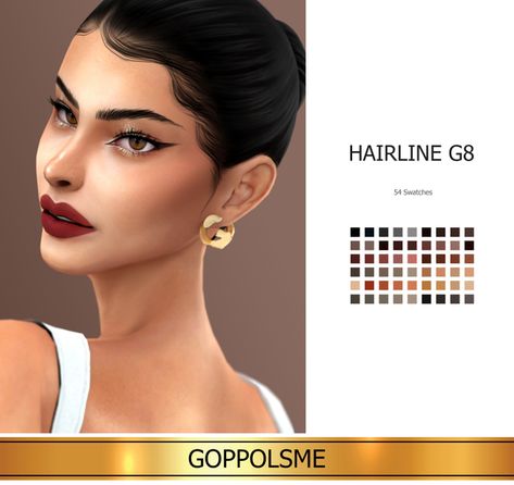 Sims 4 Hairline, Makeup Cc, Play Sims 4, G Hair, Sims 4 Cc Makeup, Sims 4 Cc Skin, Play Sims, Sims 4 Teen, Sims Four