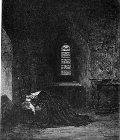 Katherine Howard practising for her execution. Catherine Howard, Lady Jane Grey, Katherine Howard, Wives Of Henry Viii, Tudor Dynasty, Tudor Era, King Henry Viii, Tudor History, Tudor Rose