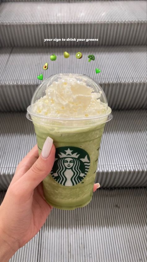 Starbucks Matcha Frapuccino Starbucks Drinks Instagram Stories, Smoothie Instagram Story Ideas, Smoothie Story Instagram, Smoothie Captions Instagram, Smoothie Quotes Instagram, Bakery Stories Instagram, Boba Captions Instagram, Matcha Instagram Captions, Healthy Instagram Story