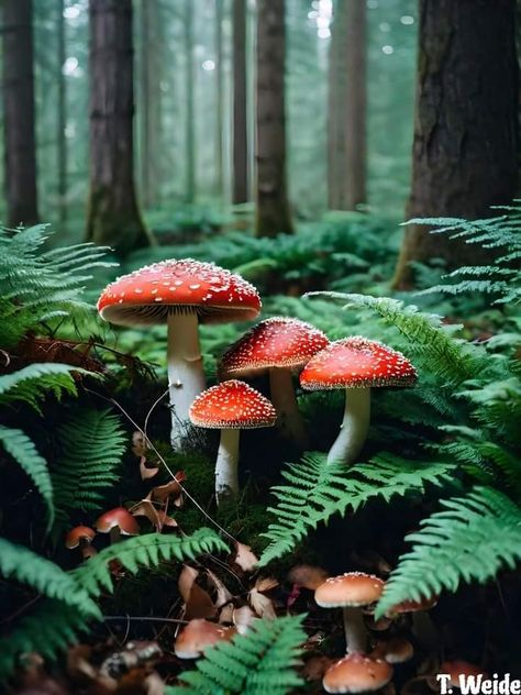 Pnw Mushrooms, Mushrooms In Forest, Fungi Kingdom, Moody Forest, Dear World, Mushroom Images, Mushroom Garden, Mushroom Pictures, Forest Aesthetic