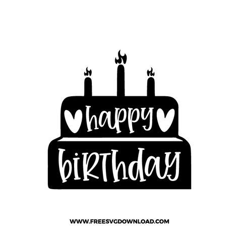 Birthday Cake Svg Free, Happy Birthday Svg Free, Candle Svg, Happy Birthday Free, Teachers Thanksgiving, Happy Birthday Svg, Diy Birthday Banner, Birthday Free, Dot Day