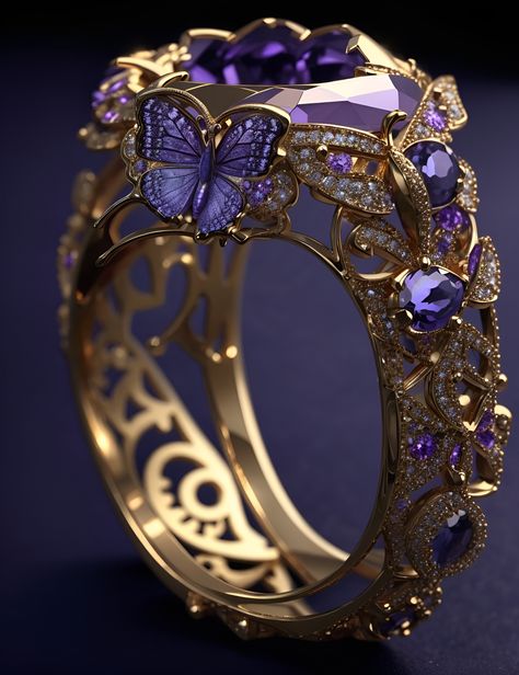 Most Expensive Engagement Ring, Engagement Ring Non Traditional, Fantasy Jewelry Magic, Expensive Engagement Rings, Accessoires Barbie, Fantasy Ring, Little Butterfly, Cute Engagement Rings, Future Engagement Rings