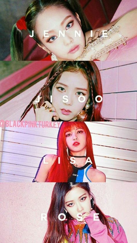 Remember these girls' names, because they will bacome LEGENDS!!! BlackPink Black Pink Names, Pink Name, Pink Names, Girls Names, Blackpink Twice, Jennie Rose, Blackpink Memes, Blackpink Wallpaper, Blackpink Blink