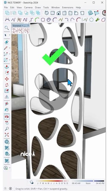 Abdul Ghafoor Zaki on Instagram: "How to use the Voronoi plugin in SketchUp?! I hope this tutorial is useful and helpful for you  You can find free plugins on our website, link in bio  @nice_tower  -———  Popular Interior Design Trends 2025  Luxury Home Interior Design 2024  Interior Design Inspiration  Hottest Kitchen  Design Trends  Home Design Ideas 2024  Scandinavian Interior Design  SketchUp Plugins  SketchUp Tips and Tricks  SketchUp App  How to Use SketchUp for Beginners  What is SketchUp  SketchUp Tutorials  SketchUp Pro 2024  How to Get Google SketchUp  #sketchup #nicetowers #exteriordesign #architecture #fyp #foryou #nice_tower #nicetoweruk #art #crafts #nicetowers  #balcon #tutorial #sketchup2024 #sketchapp  #sketchuppro" Sketchup Tips And Tricks, Sketchup Plugins, Parametric Design Architecture, Sketchup Tips, Sketchup Tutorials, Luxury Home Interior Design, Interior Design Sketchup, Interior Design 2024, 2024 Interior Design