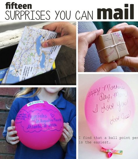 Here's a great list of fun surprises that you can actually mail! They'd make cute gifts for your missionaries serving state-side. Best Graduation Gifts, Fun Mail, Crazy Things, Snail Mail, Happy Mail, Care Package, Homemade Gifts, Mailbox, Creative Gifts