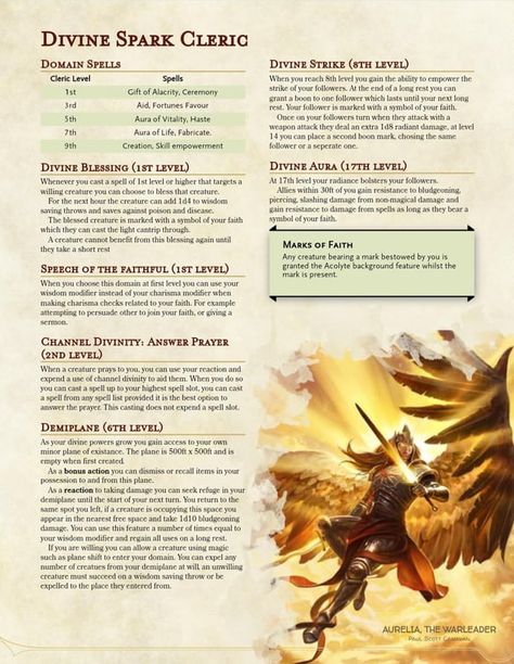 Dnd 5e Homebrew Cleric Domain, Dnd Cleric Domain, Twilight Domain Cleric, Cleric Character Design, Dnd Madness, Cleric Domains, D D Races, D D Classes, Dnd Items