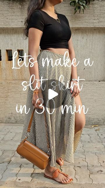 Diy Skirt Easy, Skirt Outfits Dressy, Diy Pleated Skirt, Diy Midi Skirt, Homemade Wardrobe, Outfit From Scratch, Stitching Videos, Ootd Outfit Ideas, Diy Maxi Skirt