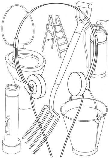 Michael Craig- Martin has a very distinct visual style. by using outlines it is a combination of using photographs and icons. photographs being too literal, but icons being too impersonal. this is a good visual style between the two Michael Craig Martin, Colour Scale, Modern Exhibition, Michael Craig, James Rosenquist, Ordinary Objects, Claes Oldenburg, Still Life Artists, Visual Style