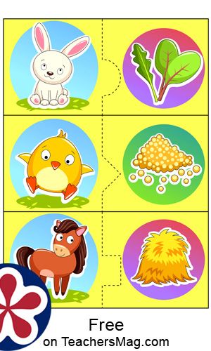 This puzzle features a farm animal theme and is focused on matching the animal to what it normally eats. This puzzle asks, “Who eats what?” and has children identify it appropriately. Crab Craft Preschool, Farm Animal Physical Activities, What Do Farm Animals Eat, Mix And Match Animals Printable, Farm Animal Language Activities, Farm Animal Matching, Farm Animal Memory Game, Crab Crafts, Farm Craft