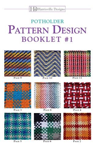 Woven Pattern Design, Friendly Loom Potholder Patterns, Keep On Looping Patterns, Potholder Loom Designs, Potholder Pro Loom Patterns Free, Pro Potholder Loom Patterns, Loop Potholder Patterns, Potholder Loom Patterns Free, Pot Holder Loom