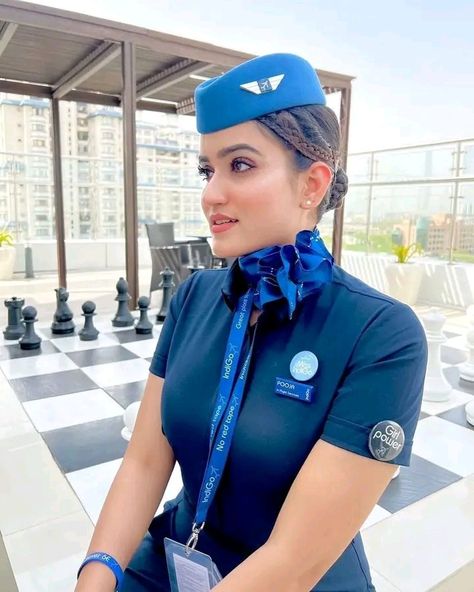 Indigo Cabin Crew Aesthetic, Indigo Cabin Crew, Cabin Crew Training, Hostess Uniform, Air Hostess Uniform, Cabin Crew Jobs, Instagram Png, Office View, Emirates Cabin Crew