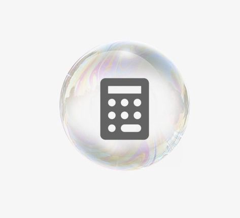 Bubble App Icon, Clear Icons, Bubble App, Pretty Icons, Phone Layouts, Ios Layout, Ios Homescreen, Retro Wallpaper Iphone, Wall Phone