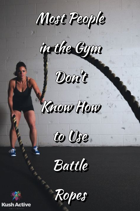 Battle ropes are used in the gym, but how do they work? In this story we will tell you how and also, how to do it correctly so you don't end up with injuries and end up being counterproductive.  #fitness #muscle #purelystronger Rope Exercise Training, Battle Rope Workout, Gym Rope, Rope Exercises, Kettle Bell, Battle Ropes, Different Exercises, Active Living, Fitness Tools