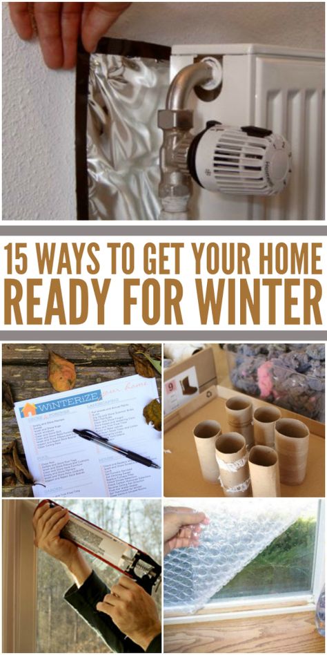 Winterize Your Home, Winter Preparedness, Winter Tips, House Maintenance, Crazy House, Winter Hacks, Home Fix, Up House, Diy Home Repair