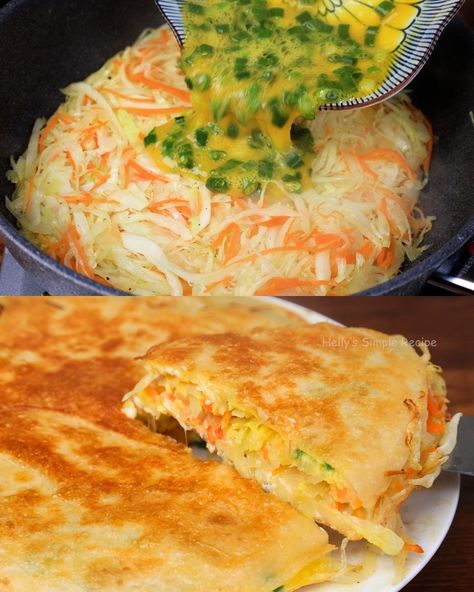 Looking for a hearty and satisfying breakfast that’s vegetarian-friendly? Look no further than this Cabbage and Egg Breakfast Tortilla! This recipe is a delicious twist on the classic omelet, packed ... Read more Egg Tortilla, Breakfast Tortilla, Vegetable Casserole Recipes, Chopped Cheese, Hearty Vegetable Soup, Omelets Recipe, Satisfying Salads, Vegetable Casserole, Egg Recipes For Breakfast