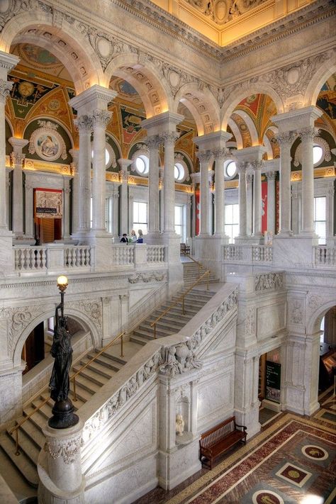 American Monuments, Dc Vacation, Spiral Stair, Beautiful Library, Washington Dc Travel, Tiktok Aesthetic, Dc Travel, Branding Photoshoot, Incredible Places