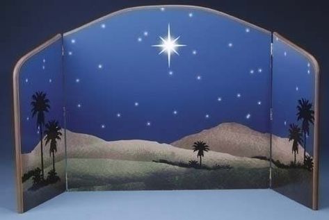 Nativity Background, Fontanini Nativity, Nativity Costumes, Ward Christmas Party, Nativity Stable, Diy Nativity, Christmas Pageant, Christmas Props, Christmas Program