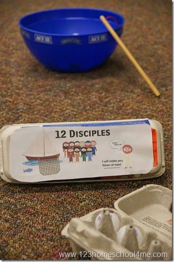 12 Disciples Game for Kids Disciples Craft, Jesus Preschool, 12 Disciples, Preschool Bible Lessons, Children's Church Crafts, Cute Craft, Bible Story Crafts, Sunday School Kids, Preschool Bible