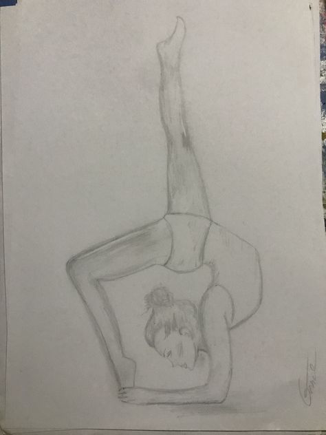 Drawing Of Gymnastics, Gimnastika Drawing, Dancer Drawing Simple, Gymnastics Drawings Easy, Gymnastics Poses Drawing, Gymnastics Sketches, Co Nakreslit Easy, Drawing Gymnastics, Gymnastics Drawings