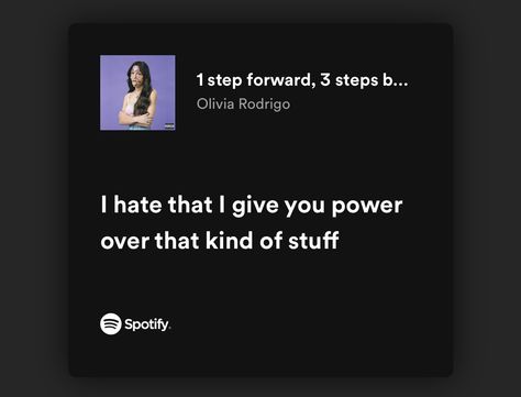 One Step Forward Three Steps Back, Olivia Rodrigo Spotify, Books 2024, One Step Forward, Spotify Playlist, Free Prints, Olivia Rodrigo, First Step, Pay Attention