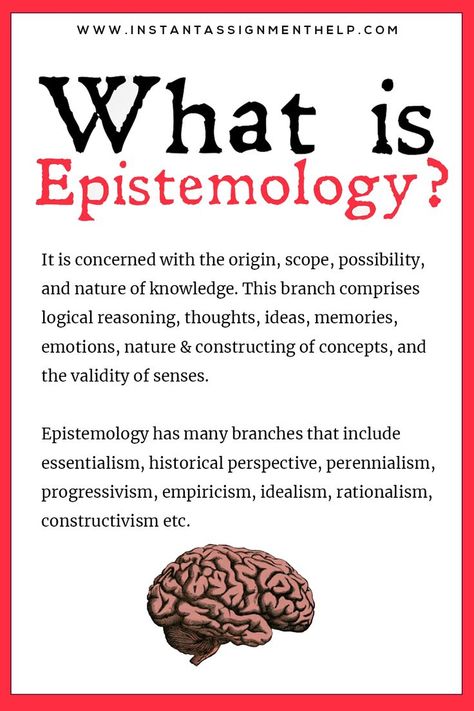 What is Epistemology? - Instant Assignment Help Idealism Philosophy, Epistemology Philosophy, Logic And Critical Thinking, Literary Essay, Psychology Notes, Study Philosophy, What To Study, Essay Structure, Psychology Courses