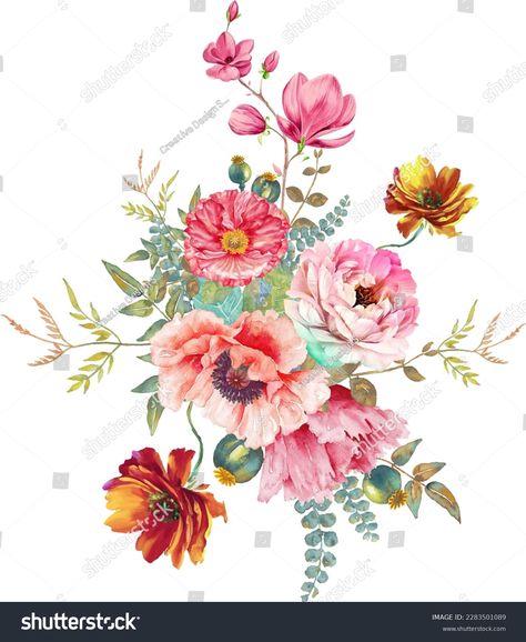 The flower is best look Use Digital design Botanical Flower Bunch, Digital Flowers Bunch, Watercolor Flowers Png, Flower Hd, Flowers Bunch, Botanical Flowers Print, Digital Flower, Golden Texture, Flower Bunch