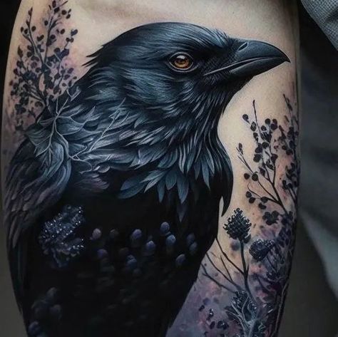 ARTTDOME on Instagram: "Experience the mystique of the crow with this stunning tattoo concept. Let us bring your inner darkness to light 🖤 🦅 #tattooartistry #inkedup #tattooideas #tattooinspiration #tattoodesigns #tattooconcept #tattooartistsofinstagram #tattoostories #tattoostyle #tattoogallery #tattooworld #tattoonation #tattooinspirations #tattoosocial #bestrealistictattoos #tattooinkinspiration #arttdome #inkedlife #tattooflash #tattoofreaks #inkaddiction #tattooculture #crowtattoos #tatt Black Crow Tattoos, Rabe Tattoo, Inner Darkness, Crow Tattoo Design, Darkness To Light, Black Bird Tattoo, Blackout Tattoo, Wicked Tattoos, Crow Tattoo